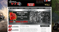 Desktop Screenshot of lespecialisteduvtt.com